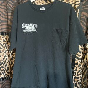 Shady’s Bar Distressed Pocket Tee XL